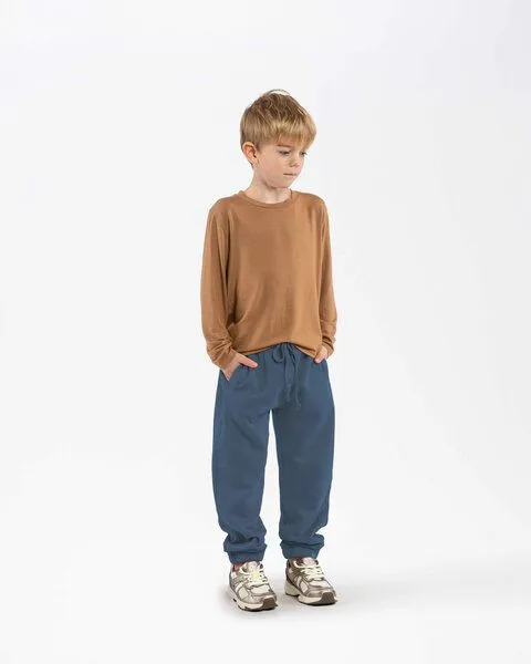 MATONA Matona Jogginghose für Kinder aus Bio-Baumwolle / Sweatpants, Sail blue, – Produktbild 3 von 4