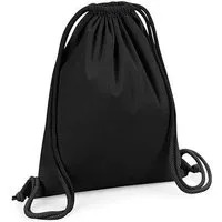 Westford Mill Westford Mill Organic Premium Cotton Gymsac, Schwarz, – Produktbild 1 von 1