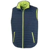 Result Genuine Recycled Result Genuine Recycled Bodywarmer Weste Neonfarben Mehrfarbig bis Größe 3XL, Navy/lime, – Produktbild 1 von 1