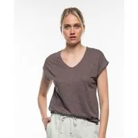 Alma Lovis Alma & Lovis Legeres V-Shirt aus leichter Bio-Baumwolle / EcoVero | Flamé V – Produktbild 1 von 1
