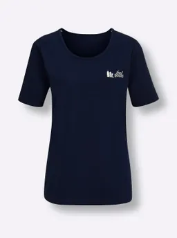 feel good Shirt marine-steingrau – Produktbild 1 von 1