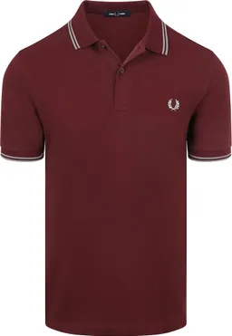 Fred Perry Fred Perry Polo Twin Tipped M3600 Rot 08B - Größe XXL – Produktbild 1 von 1
