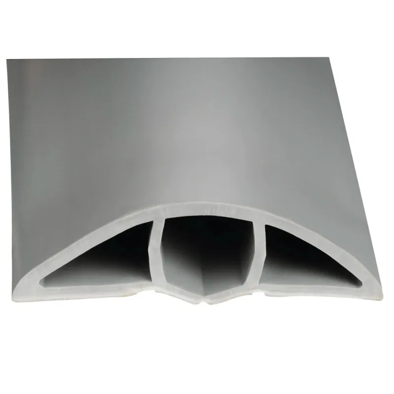 Hama Hama Flexibler Kabelkanal, selbstklebend, halbrund, 180 x 6 x 1 cm, PVC, Grau, – Produktbild 3 von 5