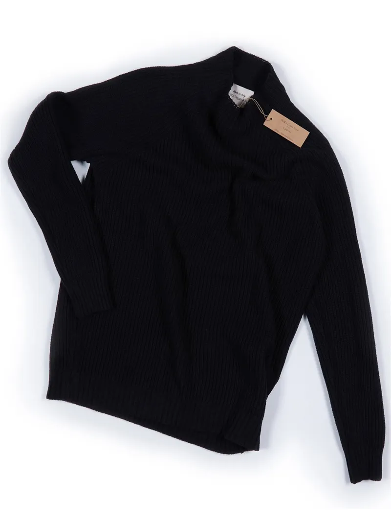 Will's Vegan Store Will's Vegan Store Herren vegan Rollkragenpullover Schwarz, Schwarz, – Produktbild 2 von 2