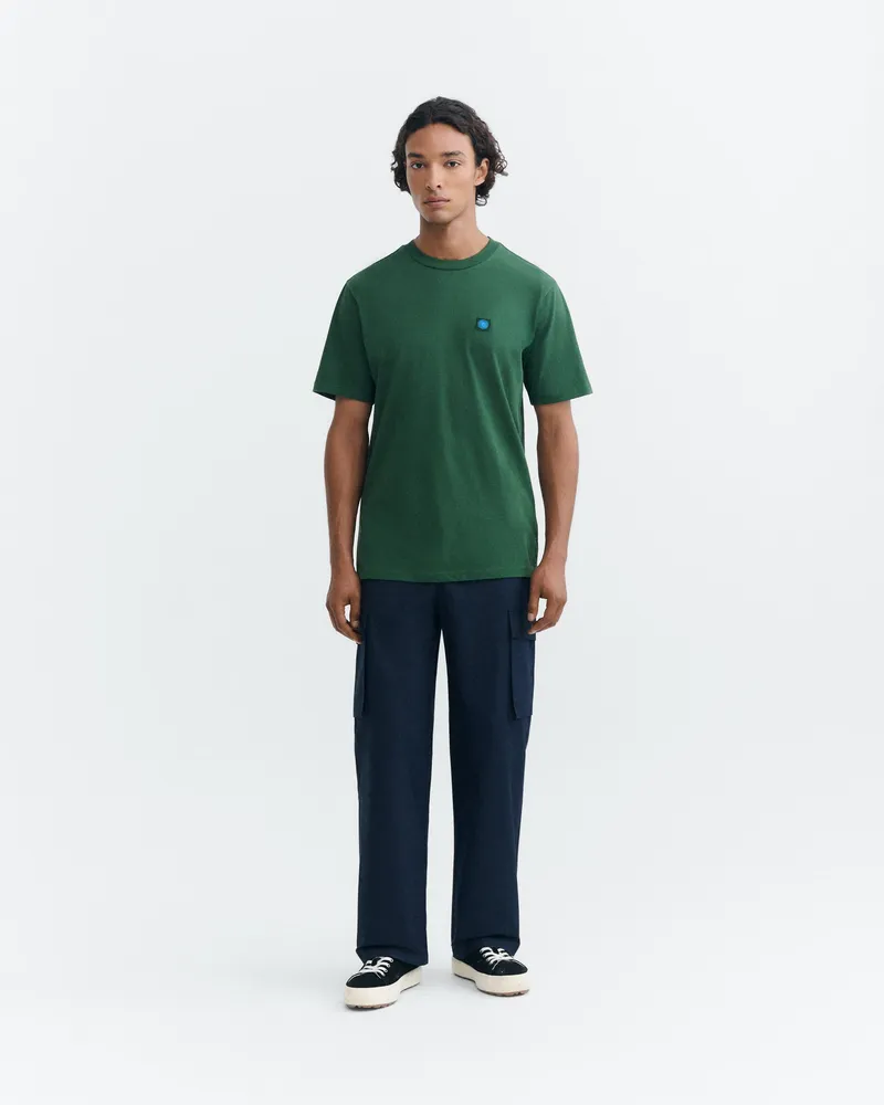 thinking mu Thinking MU Herren vegan T-Shirt Zach Sonnenmotiv Rückseite Grün, Dunkelgrün, – Produktbild 1 von 2