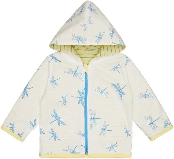loud + proud loud + proud Babys & Kinder Wendejacke mit Kapuze, GOTS-zertifiziert, Blonde(gelb), – Produktbild 2 von 3