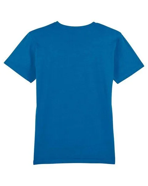 YTWOO YTWOO Männer Bio T-Shirt mit V-Ausschnitt, nachhaltig & fair hergestellt, Royalblau, – Produktbild 4 von 4
