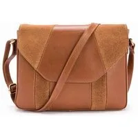 El Puente El Puente Schultertasche | Fair Trade & Handmade aus Indien, Braun, – Produktbild 1 von 1