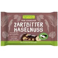 RAPUNZEL RAPUNZEL Bio-Schokolade mit Haselnuss, zartbitter, 60 % Kakao, 80 g – Produktbild 1 von 1
