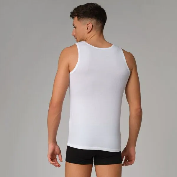 comazo|earth comazo|earth Fairtrade Unterhemd Single Jersey | GOTS zertifiziert, Weiss, – Produktbild 2 von 4