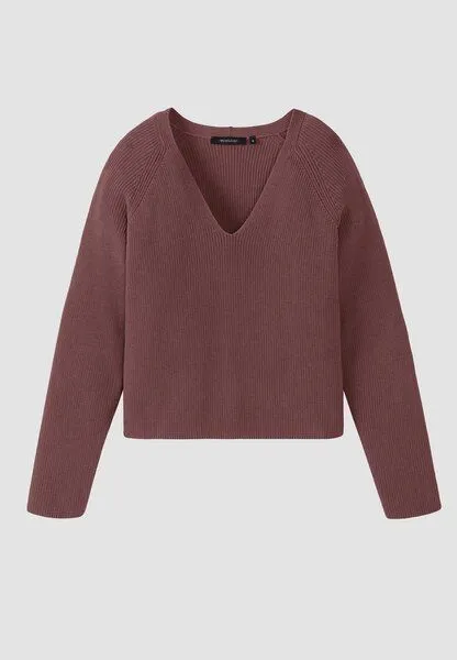 recolution Damen Strickpullover aus Bio-Baumwolle - ARUGULA - recolution, Wild berry (rot), – Produktbild 1 von 4