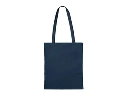 Baumwoll-Tragetaschen, dunkelblau 38x42 cm mit zwei langen Henkeln – Produktbild 1 von 1