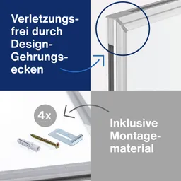 magnetoplan magnetoplan Whiteboard lackiert, 240 x 120 cm – Produktbild 1 von 1