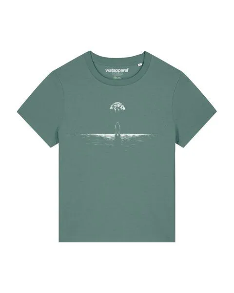 watapparel watapparel T-Shirt Frauen Lost in space, Green bay, – Produktbild 1 von 3