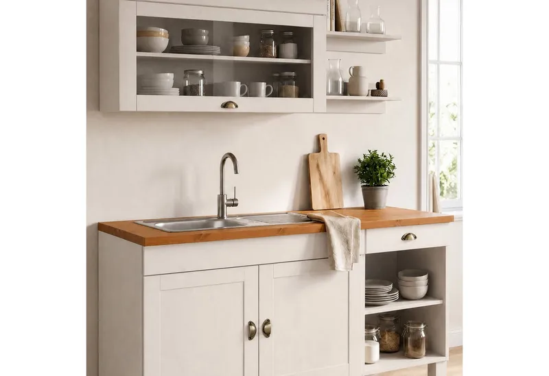 Home affaire Arbeitsplatte Oslo, Gelb, – Produktbild 6 von 8