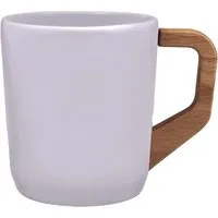 Keramiktasse "Woody" 330 ml, grey – Produktbild 1 von 1