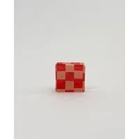 ettics STUDIO ettics STUDIO spange full square mini check rosa – Produktbild 1 von 1