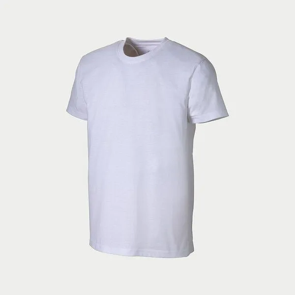Utopic Utopic Unisex T-Shirt aus recycelter Baumwolle und Polyester Rundhals, Weiss, – Produktbild 1 von 3