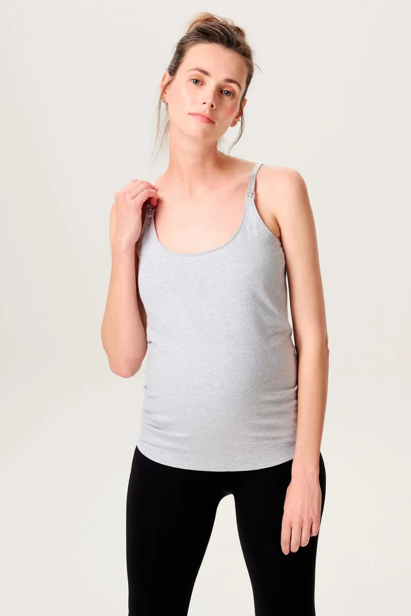 Noppies Maternity Still-Top Ara, Grau, – Produktbild 1 von 3