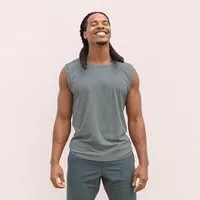 Jaya Jaya TOMMY - Herren - Atmungsaktives Tank Top aus softer, elastischer Tencel-Biobaumwoll-Mix, Yoga, Workout and andere Bewegungskünste, Agave/grün, – Produktbild 1 von 1
