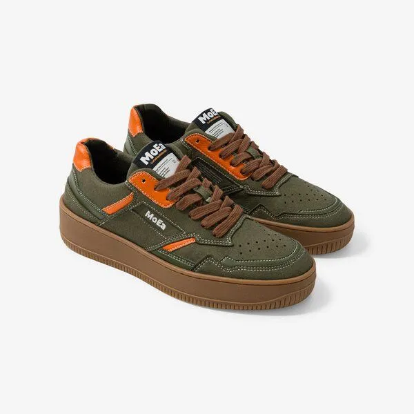 MoEa MoEa Sneakers GEN1 - Cactus Suede Khaki, Green, – Produktbild 2 von 4