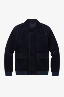 KnowledgeCotton Apparel KnowledgeCotton Apparel Herren vegan Bomberjacke Corduroy Night Sky – Produktbild 1 von 1