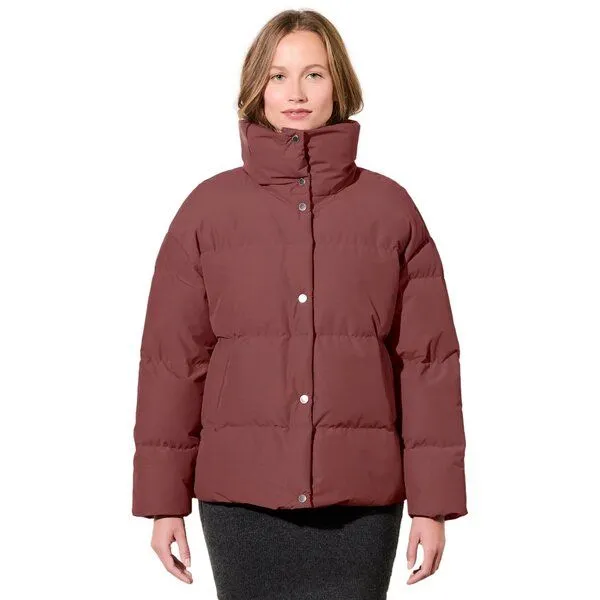 LangerChen LangerChen Gesteppte Jacke aus Eco-Daune, Burgundy, – Produktbild 1 von 3