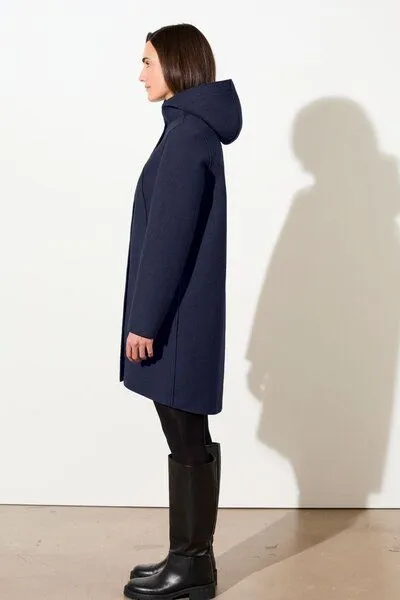LangerChen LangerChen Parka tailliert aus Walk mit Membran, Steel blue (blau), – Produktbild 2 von 4