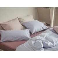 Yumeko Kissenbezug "Yumeko" aus Perkal 300TC, Lavender blue, – Produktbild 1 von 1
