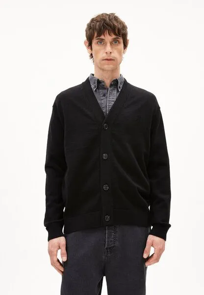 ARMEDANGELS ARMEDANGELS AANATOL Herren Strickjacke aus Bio-Woll Mix, Black, – Produktbild 1 von 4