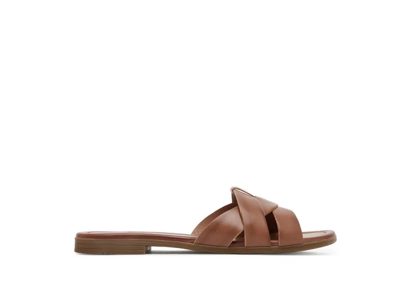 LASOCKI Damen-Flip-Flops Braun Badepantolette, Braun, – Produktbild 1 von 4