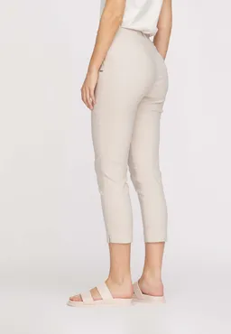 LAURIE LAURIE Damen vegan Crop-Hose Regular Taylor Grau Sand – Produktbild 1 von 1