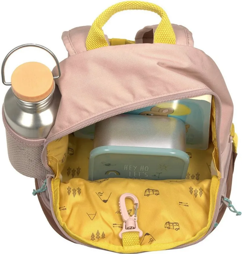 Lässig Lässig Kinderrucksack Adventure, Tipi, Mini Backpack, PETA-approved vegan, Rosa, – Produktbild 6 von 8