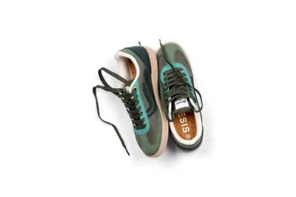 Genesis Footwear Genesis Footwear G-Volley Mesh - vegane Sneaker, Petrolish, – Produktbild 3 von 4
