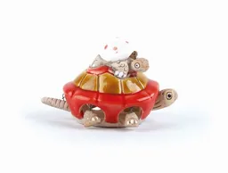 El Puente El Puente Deko-Figur "Wackel-Schildkröte Mama und Kind" | Fair Trade & Handmade aus Peru – Produktbild 1 von 1