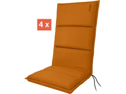 Doppler doppler Auflage "CITY" für Hochlehner, 4er-Pack, 119x48x6 cm, Polyester, orange – Produktbild 1 von 1