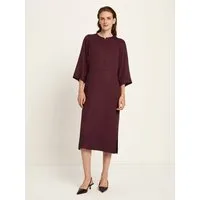 LANIUS LANIUS Midikleid aus TENCEL Lyocell, Bordeaux, – Produktbild 1 von 1