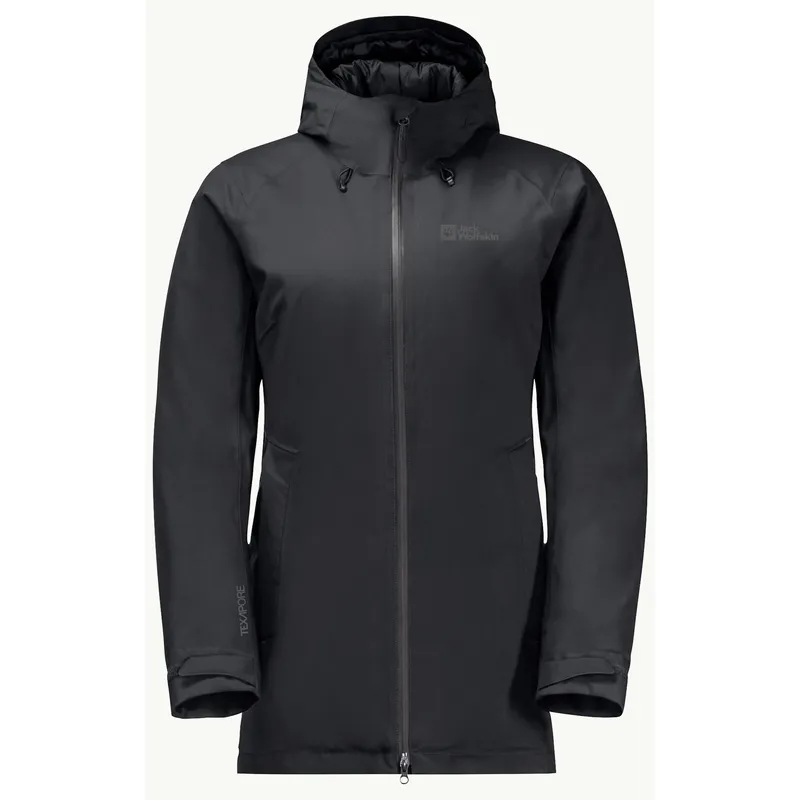 Jack Wolfskin Regenjacke Frauen Jack Wolfskin Stirnberg INS, Noir, – Produktbild 1 von 2