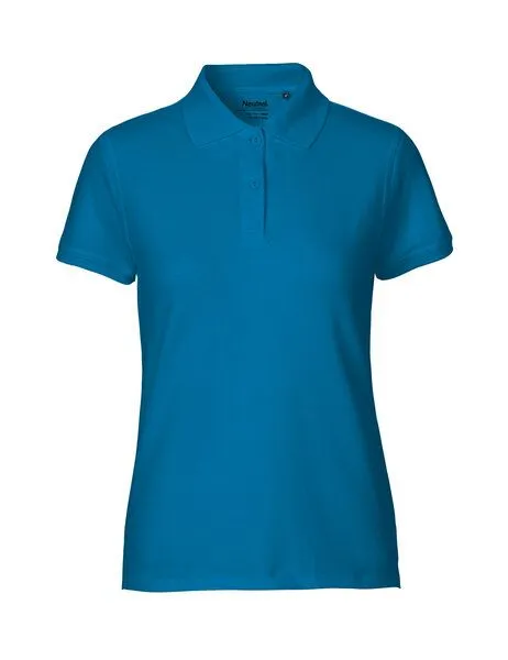 Neutral® - 3FREUNDE Neutral® - 3FREUNDE Frauen Poloshirt, Sapphire, – Produktbild 1 von 3