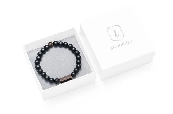 BeWooden BeWooden Perlenarmband Nox Wenge Bracelet – Produktbild 2 von 2