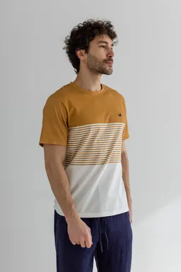 TWOTHIRDS TWOTHIRDS Herren vegan T-Shirt Saint Pierre Senf – Produktbild 1 von 1