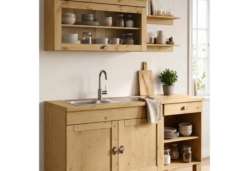 Home affaire Arbeitsplatte Oslo, Beige, – Produktbild 2 von 8