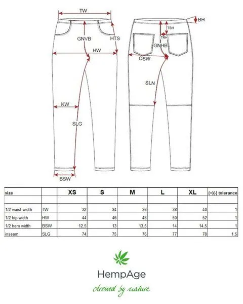 HempAge HempAge Jeggings Hanf/Biobaumwolle, Taupe (grau), – Produktbild 3 von 3