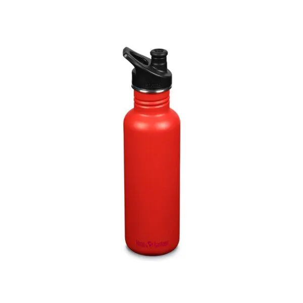 Klean Kanteen Klean Kanteen Classic 800ml Sport Cap, Tiger lilly rot matt, – Produktbild 1 von 4