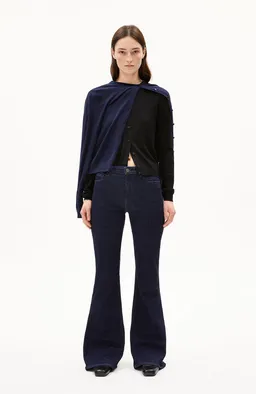 ARMEDANGELS ARMEDANGELS Damen vegan Jeans Flared Anamaa Maggiore Navy – Produktbild 1 von 1