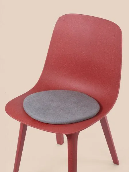 myfelt myfelt Flachfilz Sitzauflage (⌀ 36 cm, 36 x 36 cm), Grau (kian), – Produktbild 4 von 4