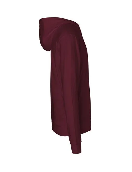 Neutral® - 3FREUNDE Neutral® - 3FREUNDE Unisex Jersey Hoodie, Bordeaux, – Produktbild 4 von 4