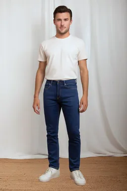 TORLAND TORLAND Herren vegan Jeans Slim Fit Benny Dark Wash – Produktbild 1 von 1