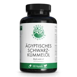Green Naturals Green Naturals ägyptisches Schwarzkümmelöl Kapseln – Produktbild 1 von 1