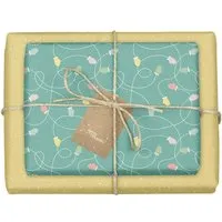 dabelino dabelino Geschenkpapier Set: Weihnachten "Handschuhe/ Pünktchen gelb, grün" – Produktbild 1 von 1